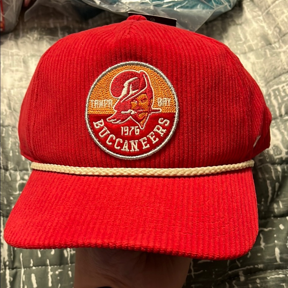 Tampa Bay Buccaneers Red Corduroy Hat